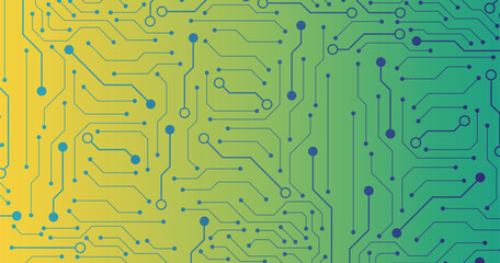 Design in the concept of electronic circuit boards. Vector EPS 10