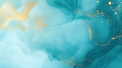 Abstract minimalist marble background, thin organic gold veins along the lef