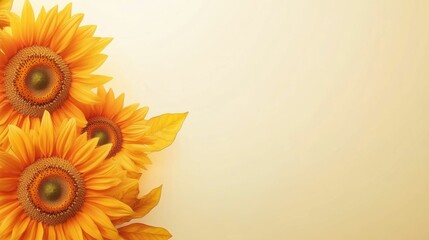 yellow sunflower background