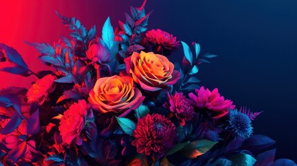 Colorful floral arrangement 
