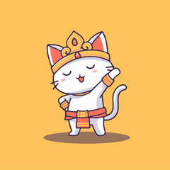 a cat with a crown on its head