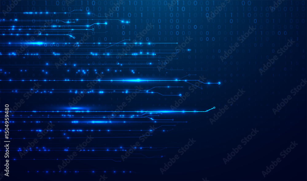Poster abstract big data code representation. modern high-tech data background. graphic concept for your de