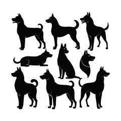 Dog Silhouettes