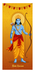 Clearly states the festival being celebrated and its significance as the birth of Lord Rama.-03