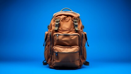 bag with blue background