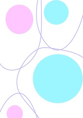 vector illustration of speech bubbles pattern pastel color
