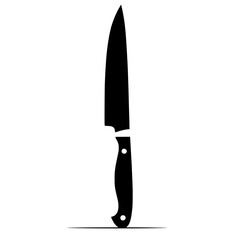 Obraz premium knife on white background