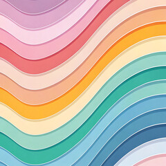 Obraz premium Abstract colorful rainbow pattern background with bright geometric lines and spectrum wave illustration