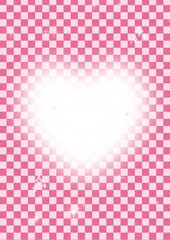Heart check pattern graphic illustration background