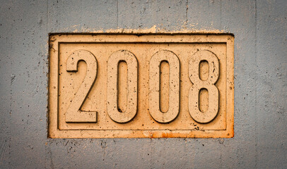 2008 Jahreszahl