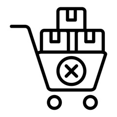 abandoned cart icon