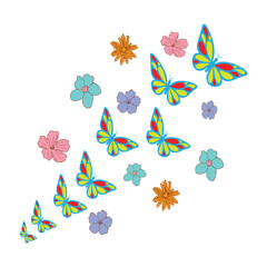 butterfly vector image