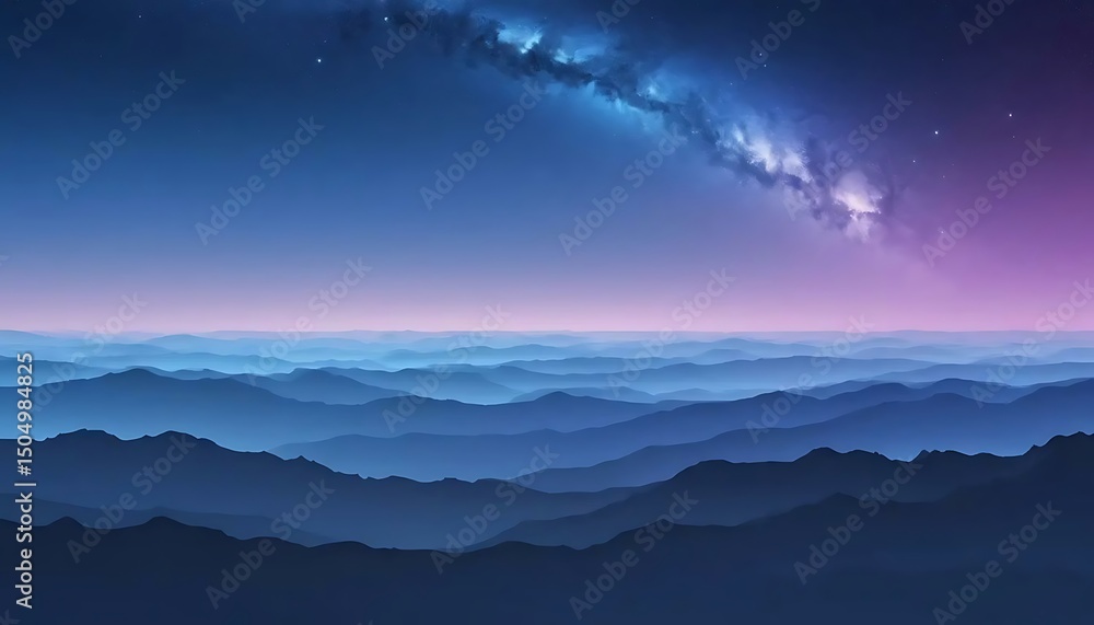 Poster soft gradient background displays a blend of colors transitioning from pink to orange hue elegantly.