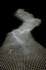Abstract Dot Matrix Landscape