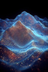 Abstract Mountain of Light