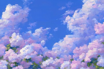 Cloudscape with Blue Sky