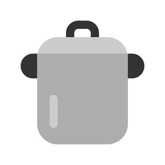 Cooking pot icon. Great for cooking or kitchen designs.