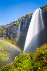 Seljalandsfoss travel Iceland long exposure water fall