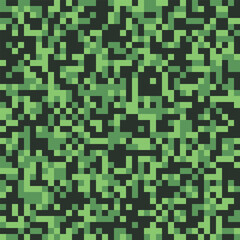 Seamless grass green pixel camouflage pattern vector