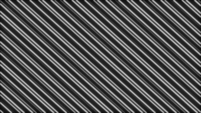 Black and white diagonal lines, Abstract striped motion background loop