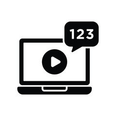 online learning icon vector design template simple and clean