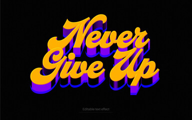 Vibrant Vector Lettering Text Effect