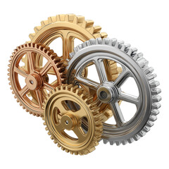 Colorful Metal Gears | Brass, Bronze and Steel Cogwheels