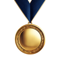 Gold Medal with Blue Ribbon | Sports Champion Award