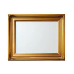 Golden Rectangular Frame | Classic Art Display Mockup