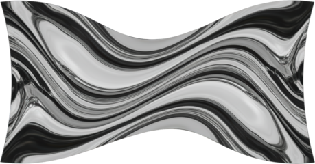Abstract Monochrome Swirling Wave Pattern Elegant Grayscale Liquid Marble Texture Background