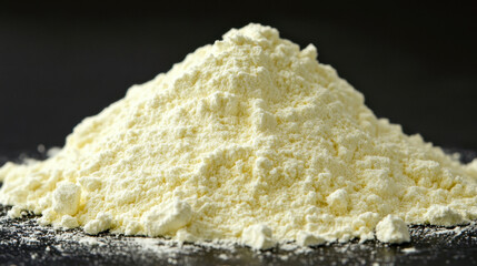 Pile of Yellow Flour - Baking Ingredients