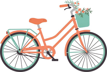 Fototapeta premium Bicycle Illustration : 자전거 일러스트