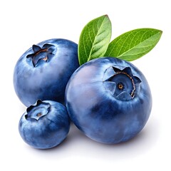 Obraz premium Blueberry Fruits with White Background