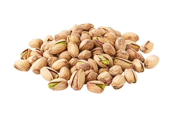 Heap Of Pistachios isolated on a transparent background