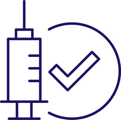 Obraz premium Syringe Isolated Sign for Web Sites, Books, Cards, Apps