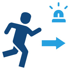 Emergency Evacuation Icon