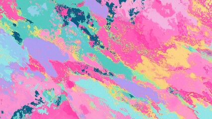 Colorful watercolor abstract background with canvas texture