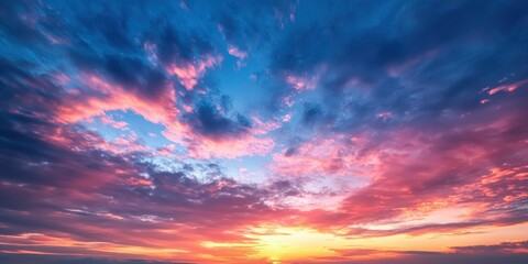 Fototapeta premium Cotton Candy Sky at Sunrise