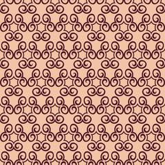 Ornament Pattern Fabric Vector Design Template