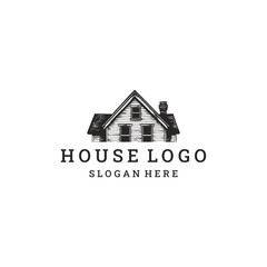 House logo vector icon illustration