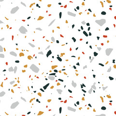 Terrazzo Pattern Texture Vector Design Template