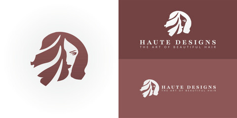 The Elegant Woman Profile for Hair Salon and Beauty Logo. This emblem captures the essence of beauty, style, and artistic transformation, making it ideal for enhanced personal allure and business.