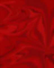 Flowing red silk and satin fabric texture background
