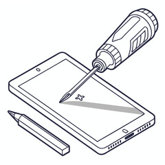 phone charge vector icon