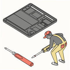 phone charge vector icon