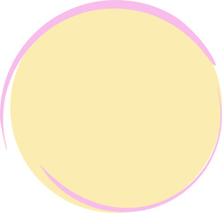 Cute Circle Shape Element Set