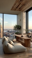 Modern City Loft Lounge.