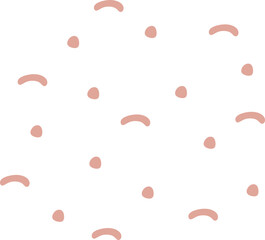 Cute Abstract Boho Dots Element