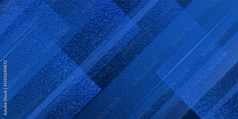 Aufkleber blue background with abstract box rectangle geometric shapes modern element for banner, presentation