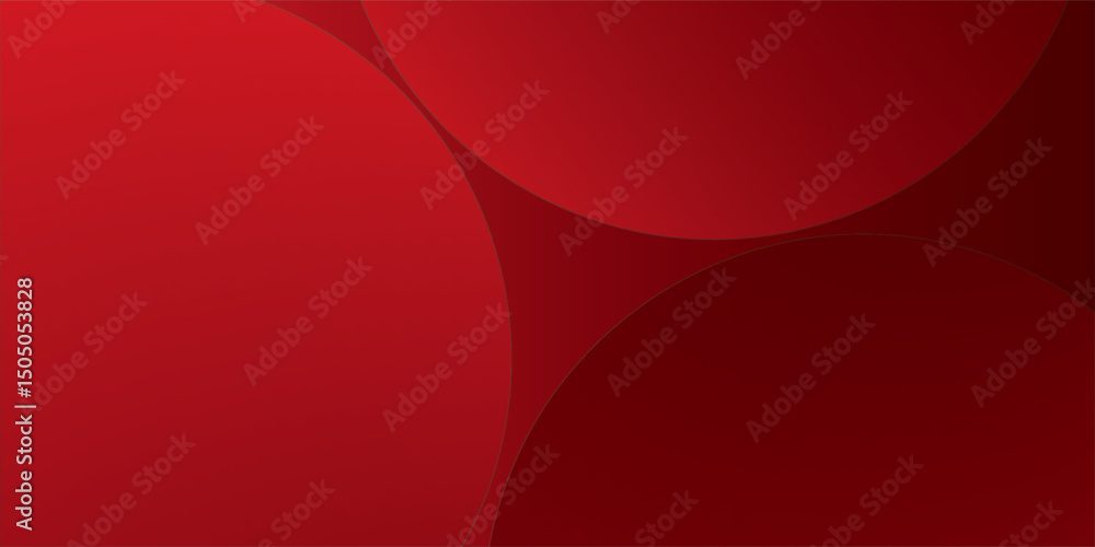 Poster simple red abstract background. dynamic shapes composition for banner and presentation